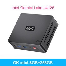 미니 컴퓨터 PC 초소형 VOTAR GK 인텔 셀러론 J4125 쿼드 코어 DDR4 8GB 256GB SSD Widows 10 데스크탑 HD 포트 1000M LA 듀얼 Wifi, 02 8G256G_03 EU