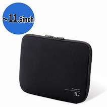 ELECOM PC 케이스 11.6 인치 (iPad pro12.9surfacePro) 네오프렌 사이드 프로텍트 블랙 BM-IBNP11BK