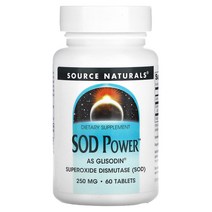 Source Naturals SOD Power 250mg 60정, 1개