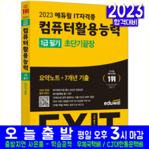 에코백증정)2023 시나공 총정리 컴퓨터활용능력 2급 필기+실기(8절 전2권), 단품