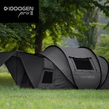 패스트캠프 마운트프로 원터치텐트 6~9인용 S / L / MAX, 블랙 MAX