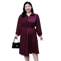 빅사이즈 혼주원피스 찰랑원피스 88사이즈