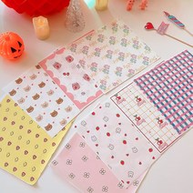 미니 코팅 유산지(20장 1세트), (1) 체리 20장