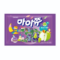 크라운 마이쮸 포도+사과 720g 간식