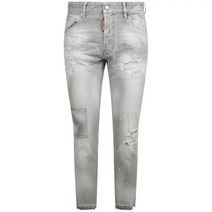 DSQUARED2 디스퀘어드2 21FW 바코드택 그레이워싱 쿨가이 크롭 진 S74LB0988 S30260 852 S74LB0988 S30260 852 Free