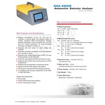 NHA-406EN 자동차 배기 가스 분석기 HC CO, 02 110V  With Printer