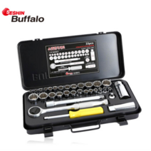 세신 정품 세신 버팔로 소켓렌치세트 1/4DR 1/4*3/8 1/2DR 3/4DR복스알 복스세트 경제형 라쳇 깔깔이세트 자동차정비 수공구 전문업체 세신 제조, 1/4DR(inch)