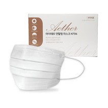 아이테르 KF94 덴탈마스크 국산 귀안아픈 황사방역 일회용 덴탈형 블랙 화이트 50매 100매, 화이트100매