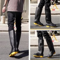 남성 방수 신발 작업화 논슬립 경량 갯벌 낚시 모내기 롱 레인부츠