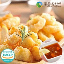 [푸른강산애] 맛있는 오징어볼 (1000g+레몬소스400g) 1세트, 1set, 1400g