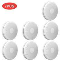 일산화탄소 측정기 감지기 경보기 스마트 와이파이 스모크 앰프 스마트 홈 센서 용 일산화 복합 화재 보안 보호 연기, 카키색 옷감