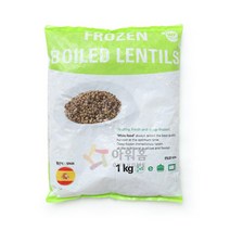 자숙렌틸콩(냉동) 1kg, 단품, 단품