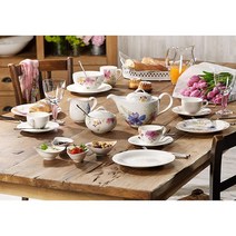 Villeroy & Boch 빌레로이 앤 보흐 Mariefleur 4피스 식기 세트