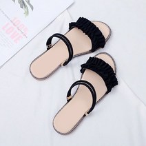 유컬리 T2프릴 슬리퍼형샌들 스트랩샌들 여성슬리퍼 샌들 여성샌들 여름샌들