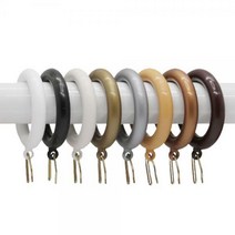 소이지 헤라 커튼봉 부자재 커튼링(민자링) 3size 1P, 25mm:월넛