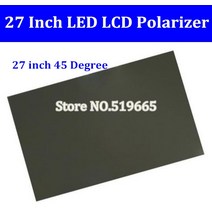 서브모니터 소형 포터블 보조 모니터 27 인치 0/90/45 도 광택 LCD 편광 필름 LED IPS 스크린 TV, [01] 0degree