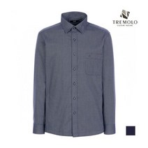 [트레몰로] [TREMOLO] 자카드 하운드투스 원포켓 셔츠__TRBNLVZ8321