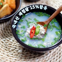 푸짐한집 비교불가 재첩살15%함유 국내산 하동 섬진강 재첩국 500g, 10팩