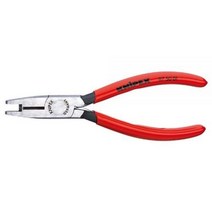 크니펙스 Tools 스캇치락 커넥터 크림핑 플라이어 사이드 커터 포함 97 50 01 KNIPEX