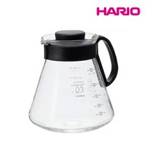 하리오 V60 레인지 드립서버 핸드드립 유리포트, XVD-80B_800ml