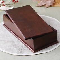 우드 수저통 업소용 식당 나무 수저함 뚜껑 수저 보관함 정리함, 1개