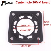 진공관 앰프 오디오 1pc 충격 방지 철판 튜브 소켓 장착 플레이트 2a3 300b kt88 el34 6v6 kt66 6550 hifi 튜브, 36mm 플레이트