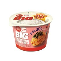 CJ더마켓 탕비실 업소용 식당용 PC방 탑티어 햇반컵반 BIG김치날치알밥 간편식 컵밥 국밥 냉동밥 솥밥 점심 도시락 263G, 14개