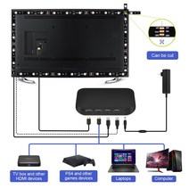 중소기업 60인치 TV tv 티비Sync HDMI TV 백라이트 투야 스마트 앱 컨트롤 W, 03 For 91-120 inch_03 UK plug