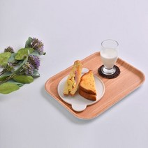 휘게 멜라민 트레이 라운드 (중) KRM-273, 단품