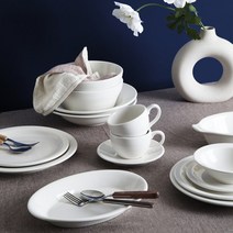 시라쿠스 뉴욕 크림화이트 그릇시리즈, 7.뉴욕 9인치 접시 23cm, 1개
