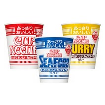 닛신 컵누들 앗사리맛 골라잡는 씨푸드 카레 간장 맛 3종 24개 세트, 간장 8개, 카레 8개, 씨푸드 8개