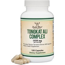 Double Wood Supplements 더블우드 통갓알리 추출물, 120캡슐, 1병, 120정