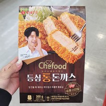 롯데푸드 쉐푸드 등심 통돈까스 300G x 1개 보냉백포, 아이스보냉백포장