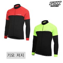 폭스레이싱 폭스레이싱 동계 기모 긴팔져지 FRLJER-135 자전거의류 라이딩복 싸이클 저지 겨울 mtb, 레드