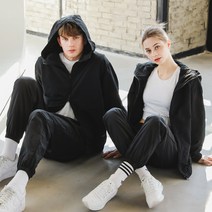 블랙몬스터핏 바람막이 숏팬츠 조거팬츠 트레이닝세트