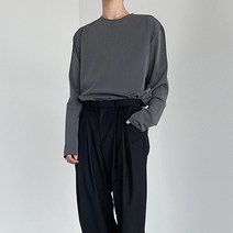 엘옴므 시크해라 긴팔라운드셔츠