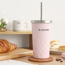 스텐 304 스트로우 텀블러 400ml 5종 텀블러 스텐텀블러 빨대텀블러 보온텀블러 보냉텀블러 이중구조텀블러 친환경텀블러 스테인리스텀블러, 다이아블랙