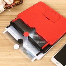 호쿠호니 스마트폰확대스크린 핸드폰고정대 멀티거치대 화면 탁상형, 화이트(12인치)