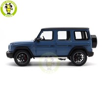 다이캐스트 자동차모형 다이캐스트자동차 친구 아버지를위한 118g 클래스 g63 2018 minichamps 블랙 메탈릭 다이 캐스트 모델 장난감 자동차 선물 자동차모형, 파란색