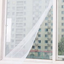 안심 벨크로 탈부착 방충망 (1.3 X 2m 대형), 화이트