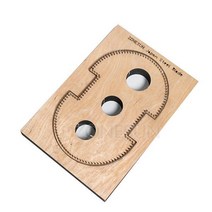 ZONESUN-D1 맞춤형 가죽 커팅 다이 수공예 도구 동전 지갑 펀치 PVC/EVA 시트 커터 금형 DIY 종이 레이저 나이프 다이 213729, with stitch holes213729