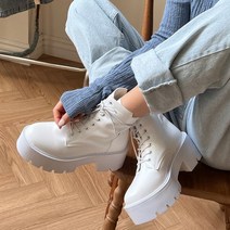 모노바비 스텔트 플랫폼 워커부츠 6.5cm