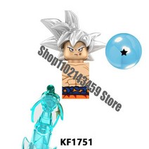 KT1007 KT1009 KT1011 KT1020 KF6142 드래곤볼 Z 손오공 베지터 트렁크 쿠리린 미니 액션 장난감 피규어 어린이 조립 인형 선물, 다크 탄
