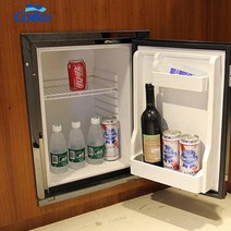 캠핑냉장고 차량용 냉장고 이동식 304 스테인리스 스틸 해양 냉장고 RV 캠핑 보트 요트용 직립 자동차 내장 대용량 40L 50L 12V 24V