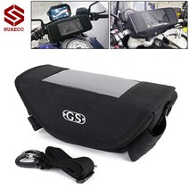 바이크탱크백 사이드백 오토바이 핸들 바 가방 netic Tank Bike satdle Bag for Big Sn Phone / GPS BMW KT, 한개옵션0
