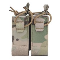 전술 더블 매거진 파우치 몰리 DPMP 매그 백 손전등 토치 에어소프트 사냥 나이프 홀스터 9mm