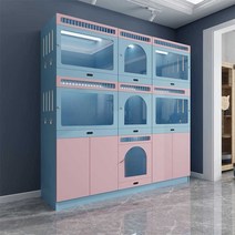 애견 분양 전시대 펫샵 조립식 호텔 강아지 방 고양이, 8정사각형격자