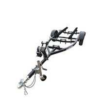 보트트레일러 제트스키 카약 카누 요트 캐리어 예인선, A 접이식 트레일러는 3-3.8m 고무 보트 견인에 적