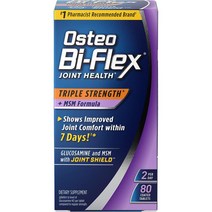 오스테오 비 플렉스 조인트 헬스 트리플 스트렝스 MSM Bi Flex 80개입 Osteo