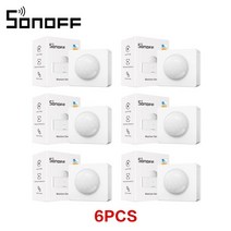 무선초인종 무선차임벨 도어벨 SONOFF 모션 센서 433MHz RF PIR 존재 EWelink APP 보안 경보 알림 작동 브리지, 6.PIR3-RF 6Pcs